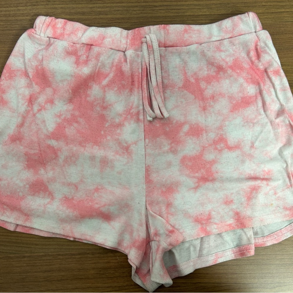 Pink Tie-Dye Women's Shorts